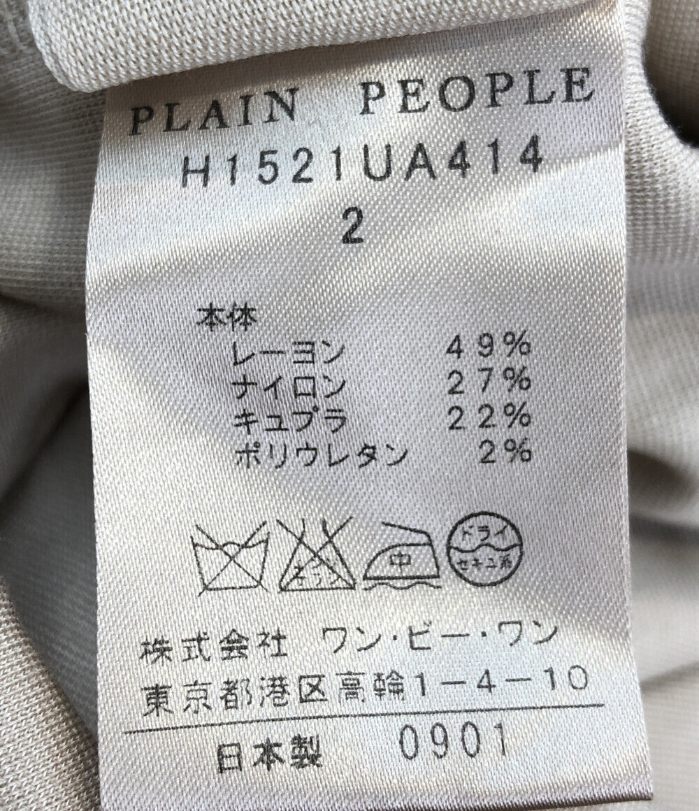 長袖ワンピース ペチコート付き      レディース SIZE 2 (M) PLAIN PEOPLE