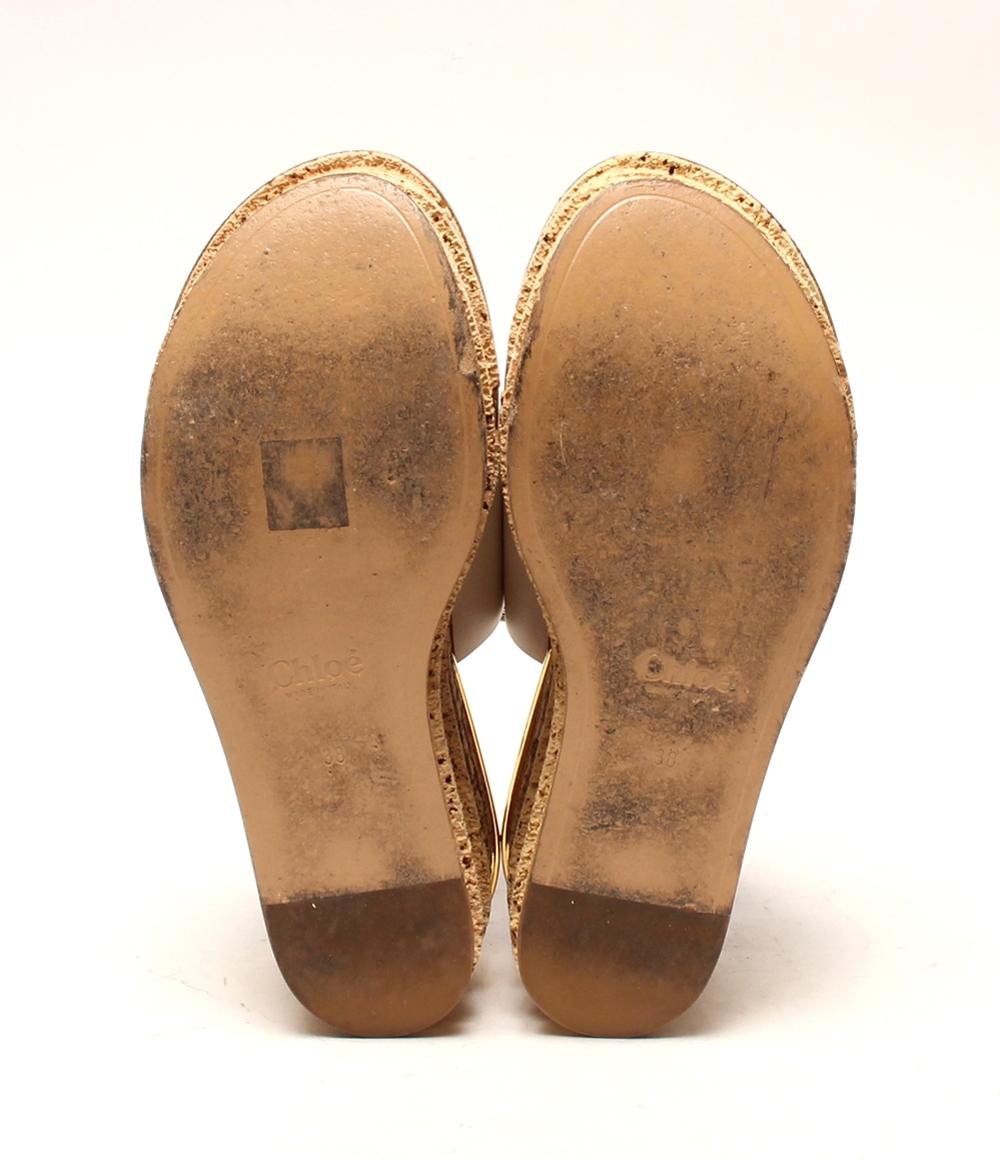 クロエ サンダル ウェッジソール コルク 011955 レディース SIZE 38 (L) Chloe