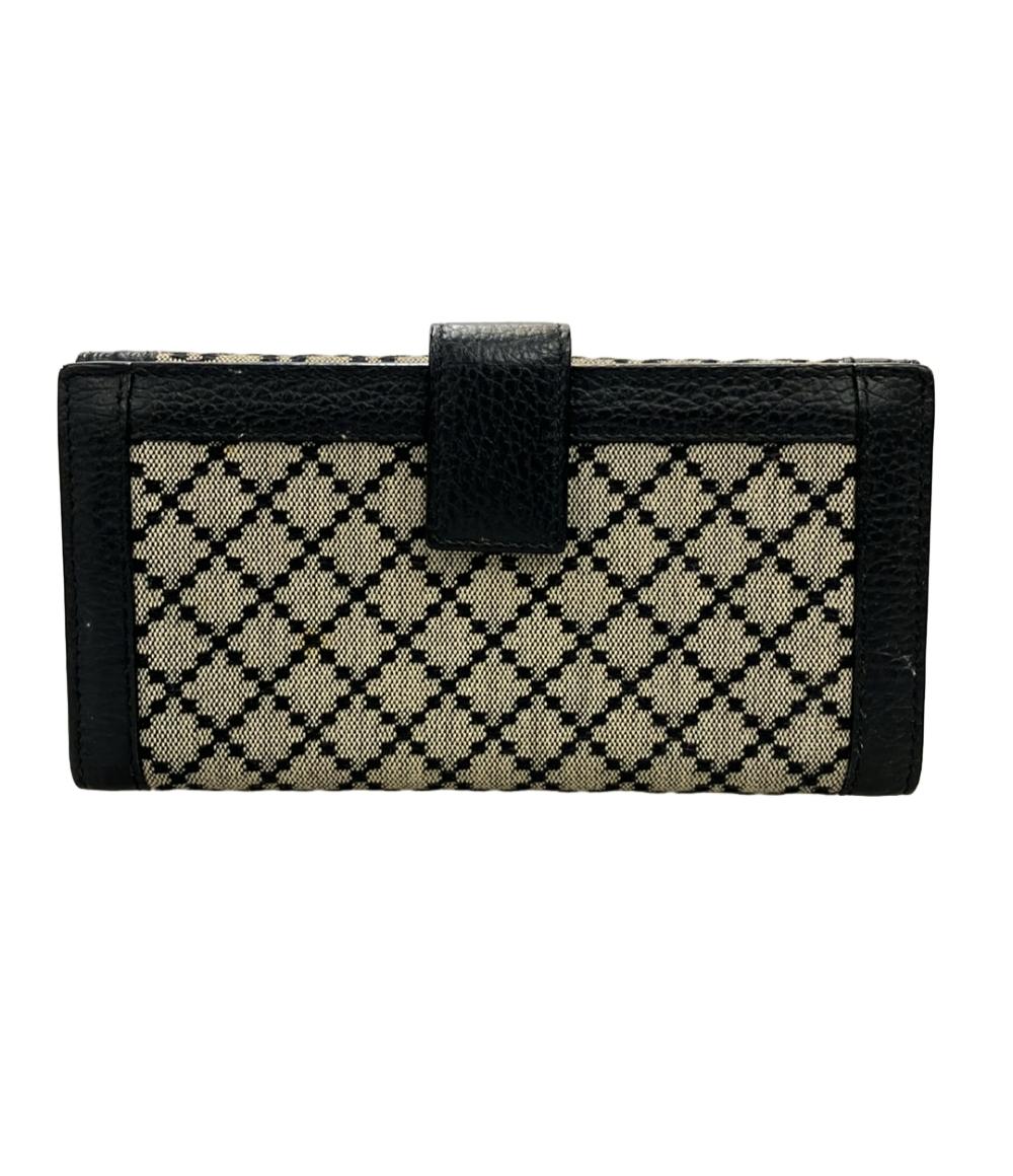 GUCCI ダブルホック 二つ折り財布 レザー ディアマンテ 231839 4276 レディース グッチ