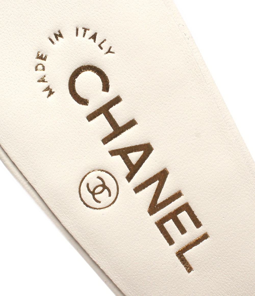 美品 CHANEL サンダル G47252 レディース SIZE 38C シャネル