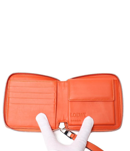 ロエベ ラウンドファスナー 二つ折り財布 レディース LOEWE