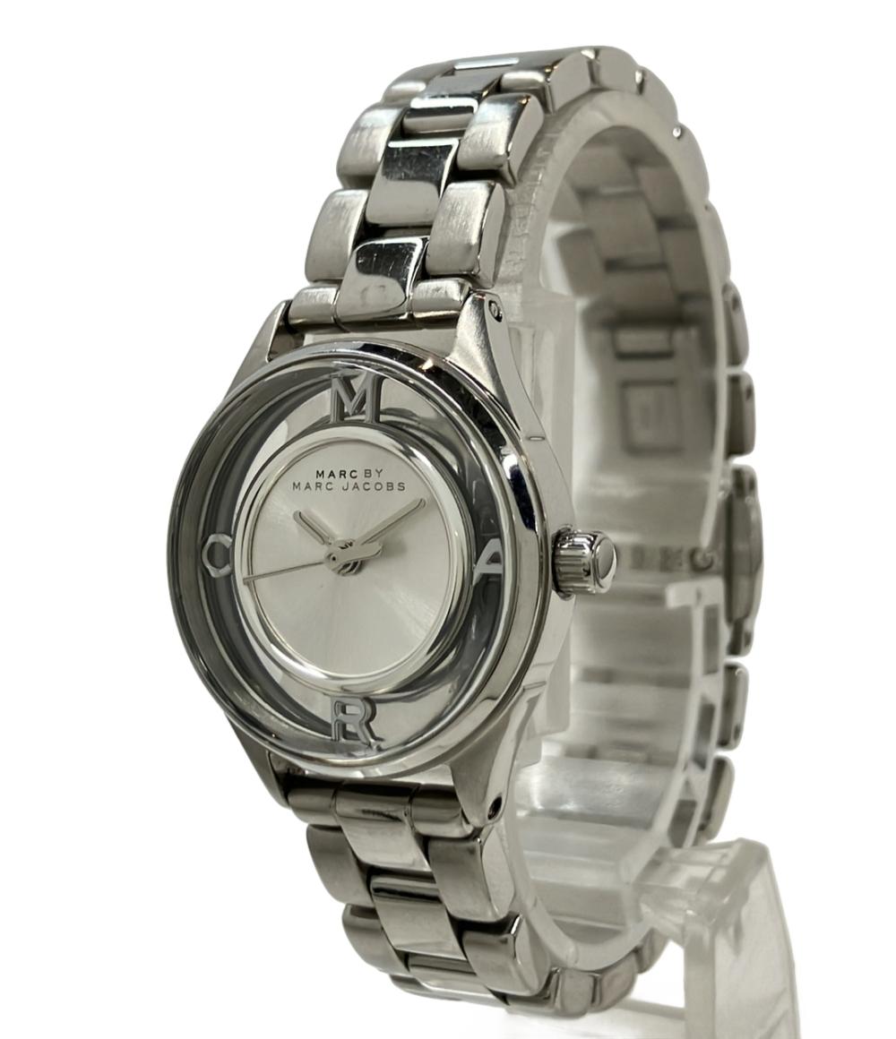 マークバイマークジェイコブス 腕時計 クオーツ シルバー MBM3416 レディース MARC BY MARC JACOBS