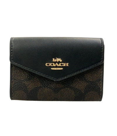 美品 COACH カードケース キャンバス シグネチャー CZ272 レディース コーチ