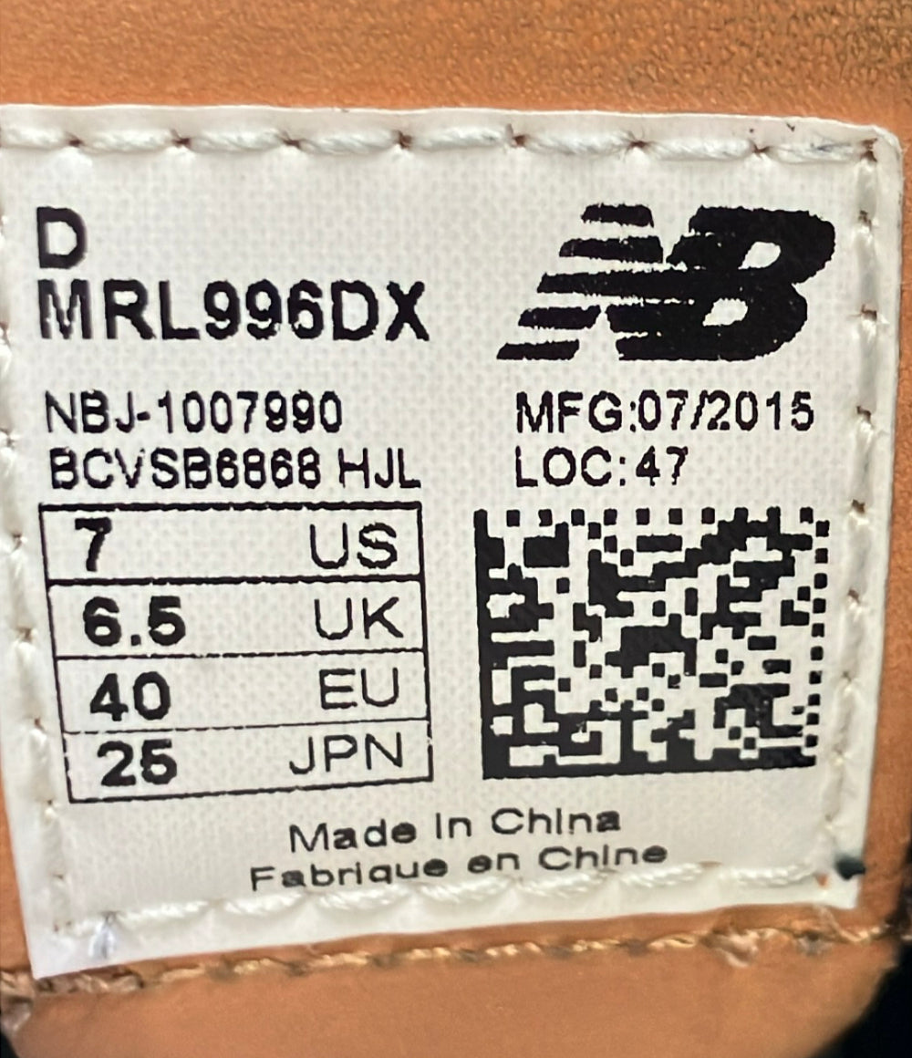 NEW BALANCE ローカットスニーカー MRL996DX メンズ SIZE 25.0 ニューバランス