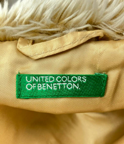 ユナイテッドカラーズオブベネトン アクリルファージャケット アウター レディース SIZE L UNITED COLORS OF BENETTON