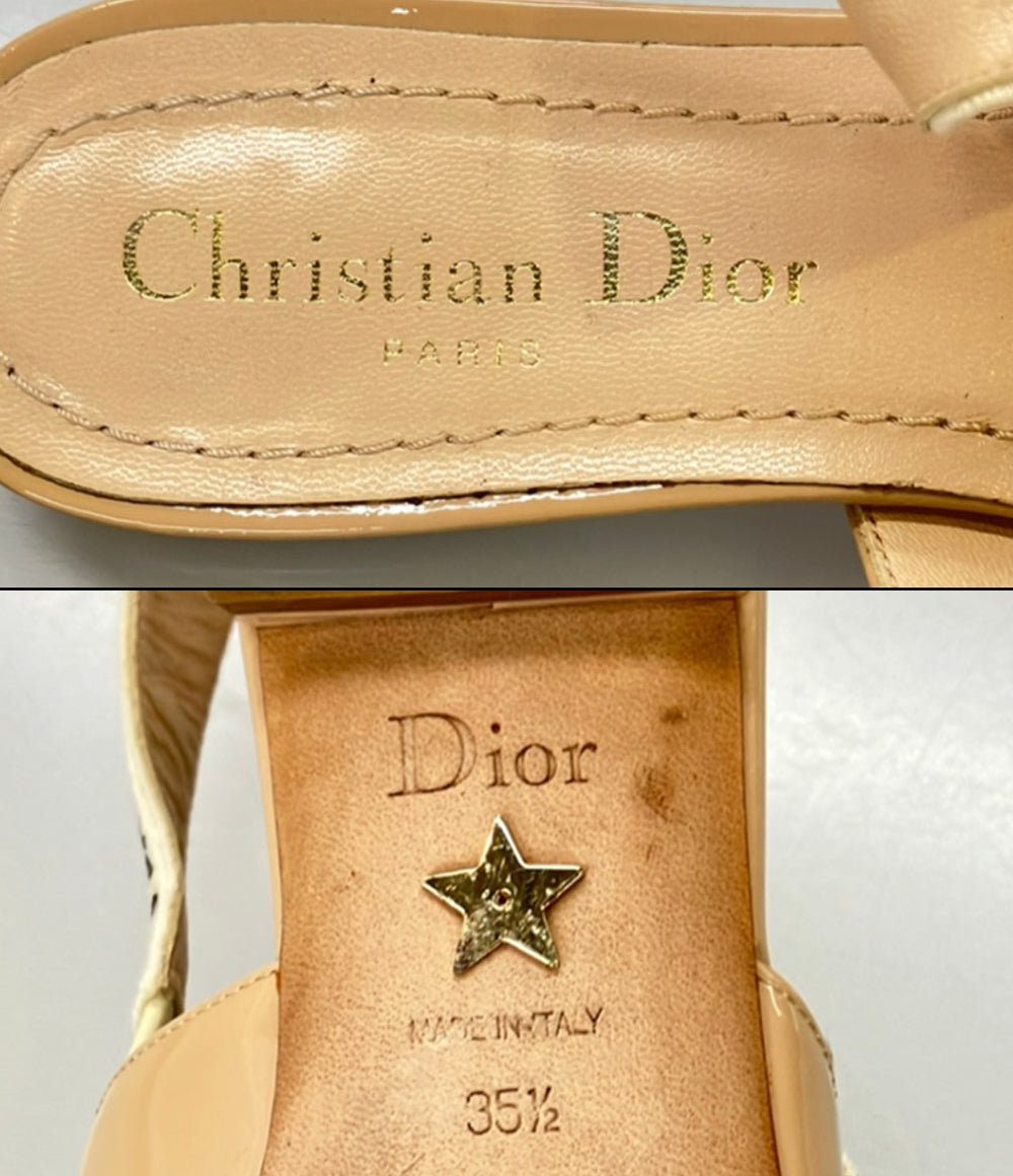 Christian Dior スリングバックパンプス J Adior レディース SIZE 35 1/2 クリスチャンディオール