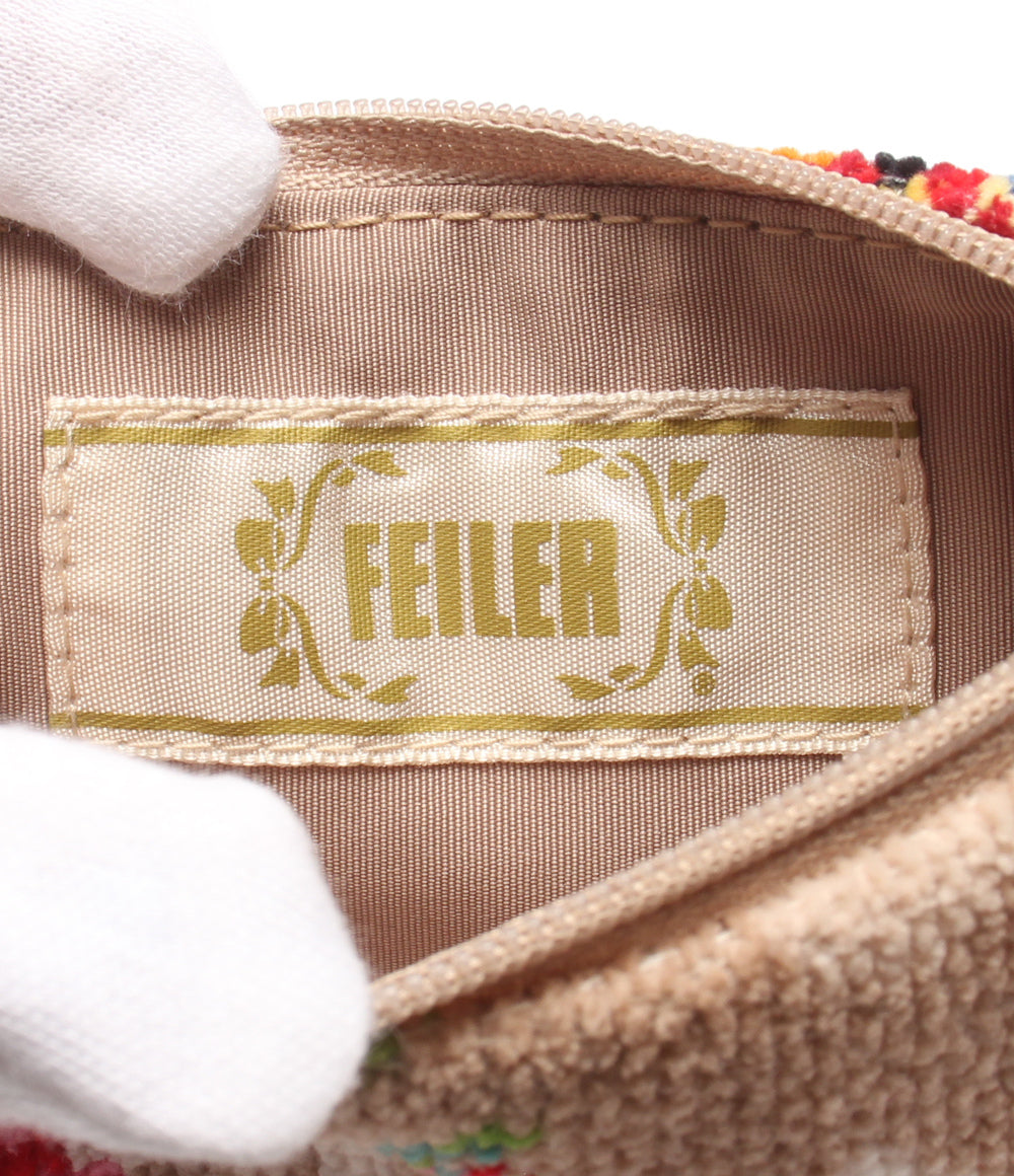 美品 FEILER スマホショルダー ショルダーバッグ 斜め掛け ハイジ レディース フェイラー