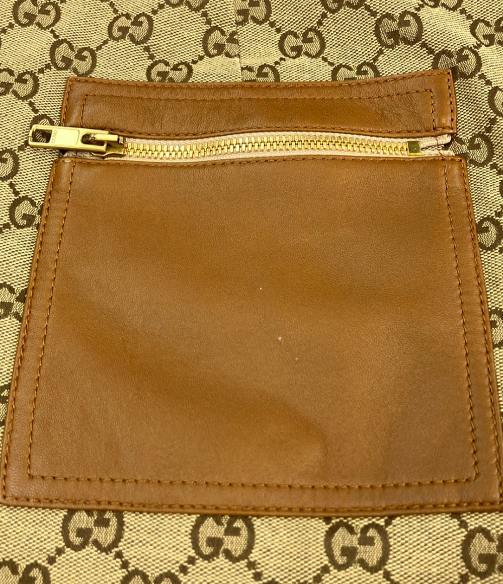 GUCCI レザーショートパンツ GGキャンバス 681154 Z8AV7 レディース SIZE 42 (L) グッチ