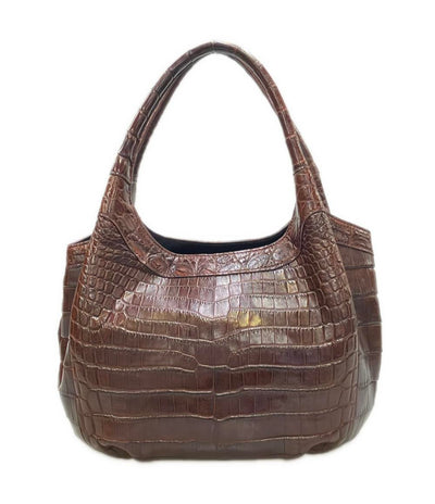 バッグファン ハンドバック ショルダーバッグ 肩掛け クロコダイル レディース bagfan