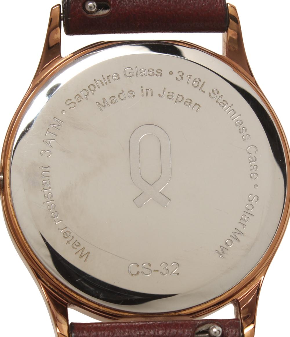 Knot 腕時計 ソーラー ホワイト CS-32 レディース メンズ ノット