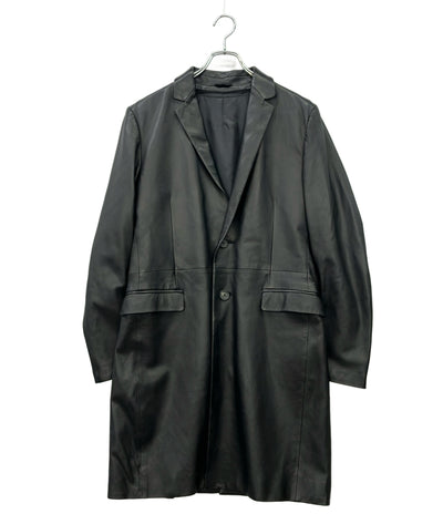 Calvin klein レザーコート メンズ SIZE L カルバンクライン