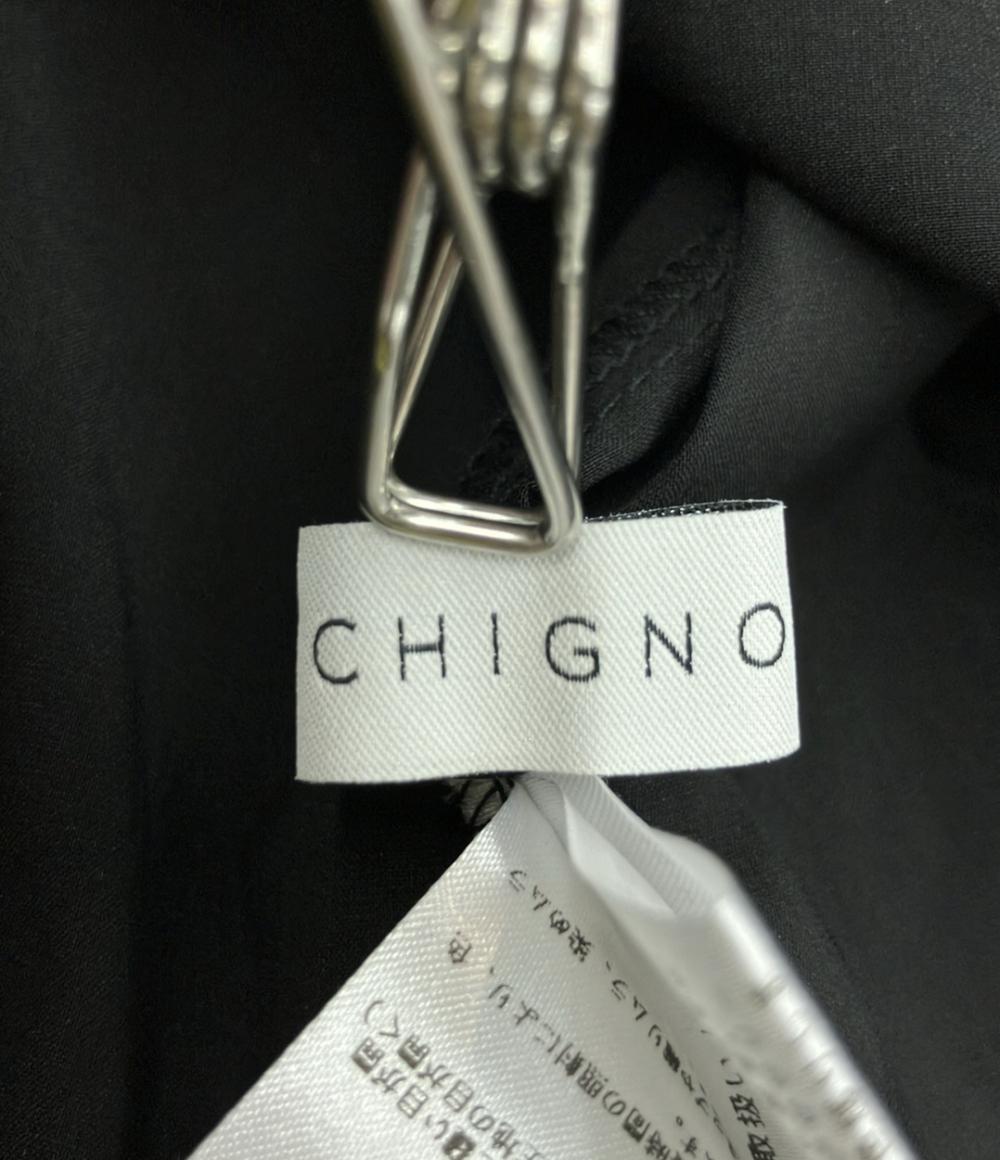シニヨン 長袖ブラウス バンドカラー レディース SIZE F (M) CHIGNON