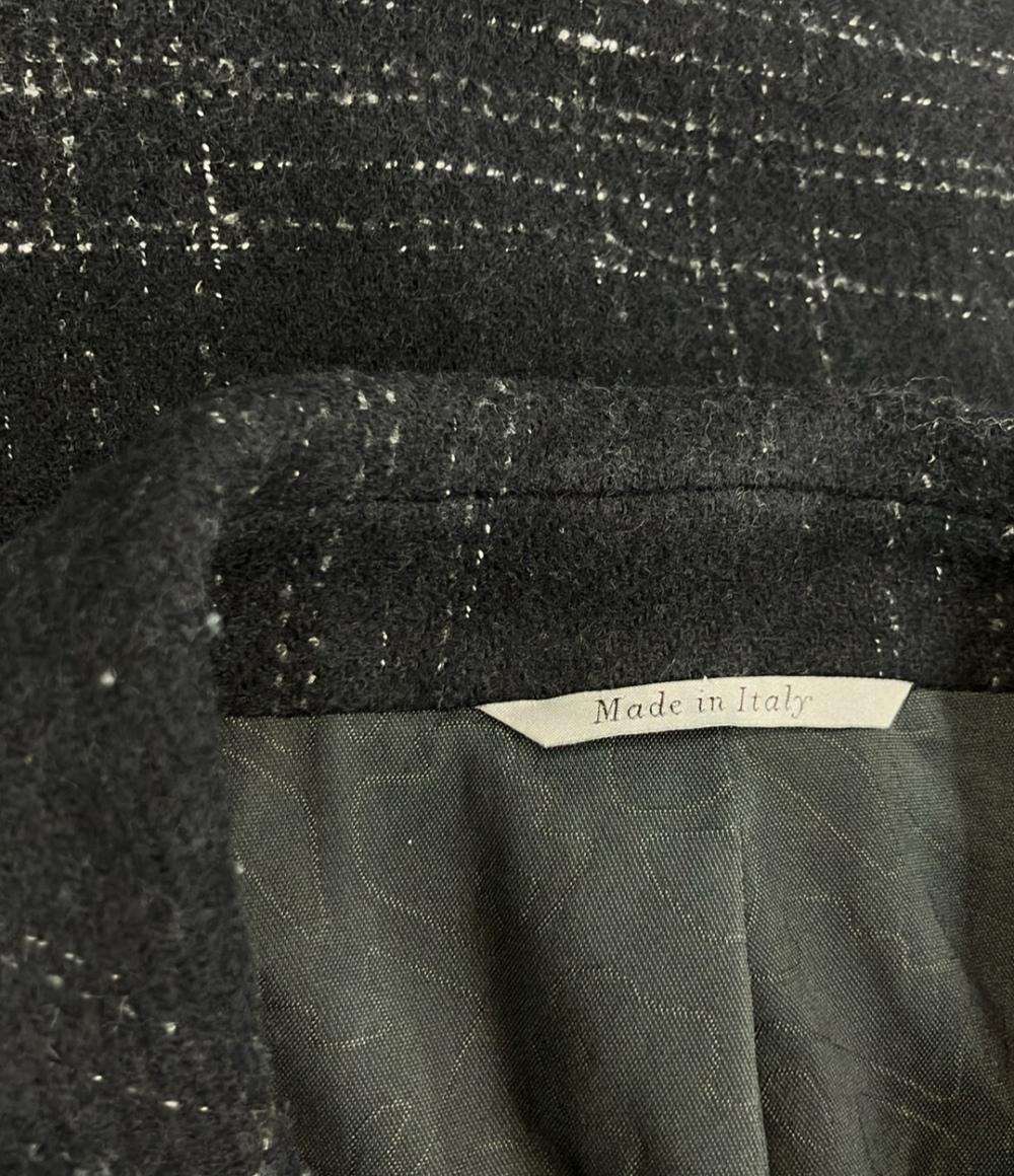 CANALI black edition チェック柄 コート メンズ SIZE 52 (XL) カナーリ ブラック エディション