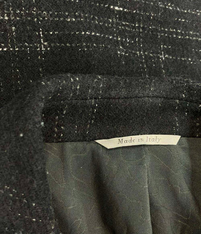 CANALI black edition チェック柄 コート メンズ SIZE 52 (XL) カナーリ ブラック エディション
