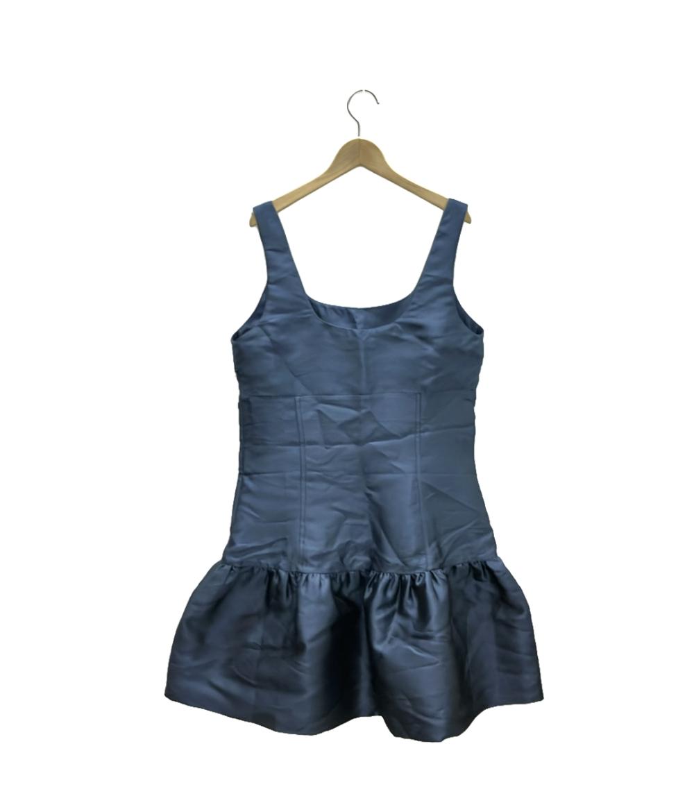 サンドロ シルク混ノースリーブフレアショートワンピース レディース SIZE 42 SANDRO