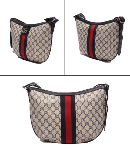 美品 GUCCI ショルダーバッグ 斜め掛け 肩掛け オフィディア GGスプリーム 598125 498879 レディース グッチ