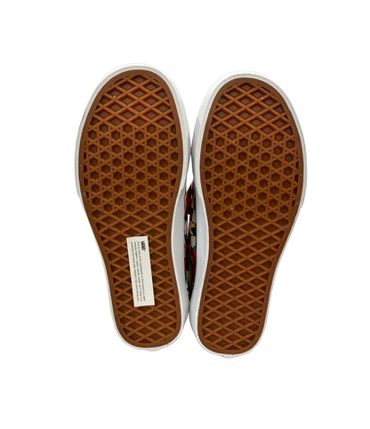 美品 VANS ローカットスニーカー Old Skool フローラル チェッカーボード レディース SIZE 22.5 (S) バンズ
