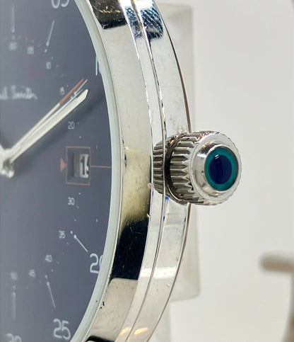 Paul Smith 腕時計 クオーツ ネイビー 1007 メンズ ポール・スミス