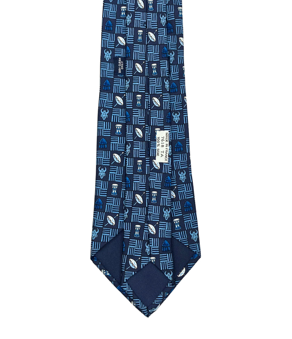 美品 HERMES ネクタイ シルク 100% 7618 TA メンズ エルメス – Rehello