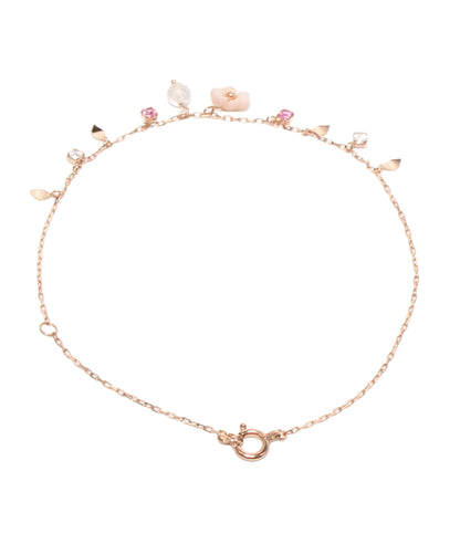 美品 Samantha Tiara ブレスレット K10 フラワーモチーフ 花モチーフ レディース サマンサティアラ