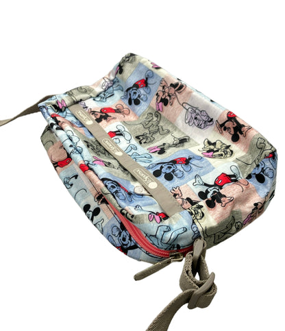 美品 LeSportsac Disney ショルダーバッグ 斜め掛け ミッキーマウス ミニーマウス レディース レスポートサック ディズニー