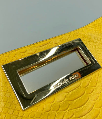 マイケルコース 2way パイソン型押しレザーハンドバッグ ミニショルダーバッグ 肩掛け レディース MICHAEL KORS