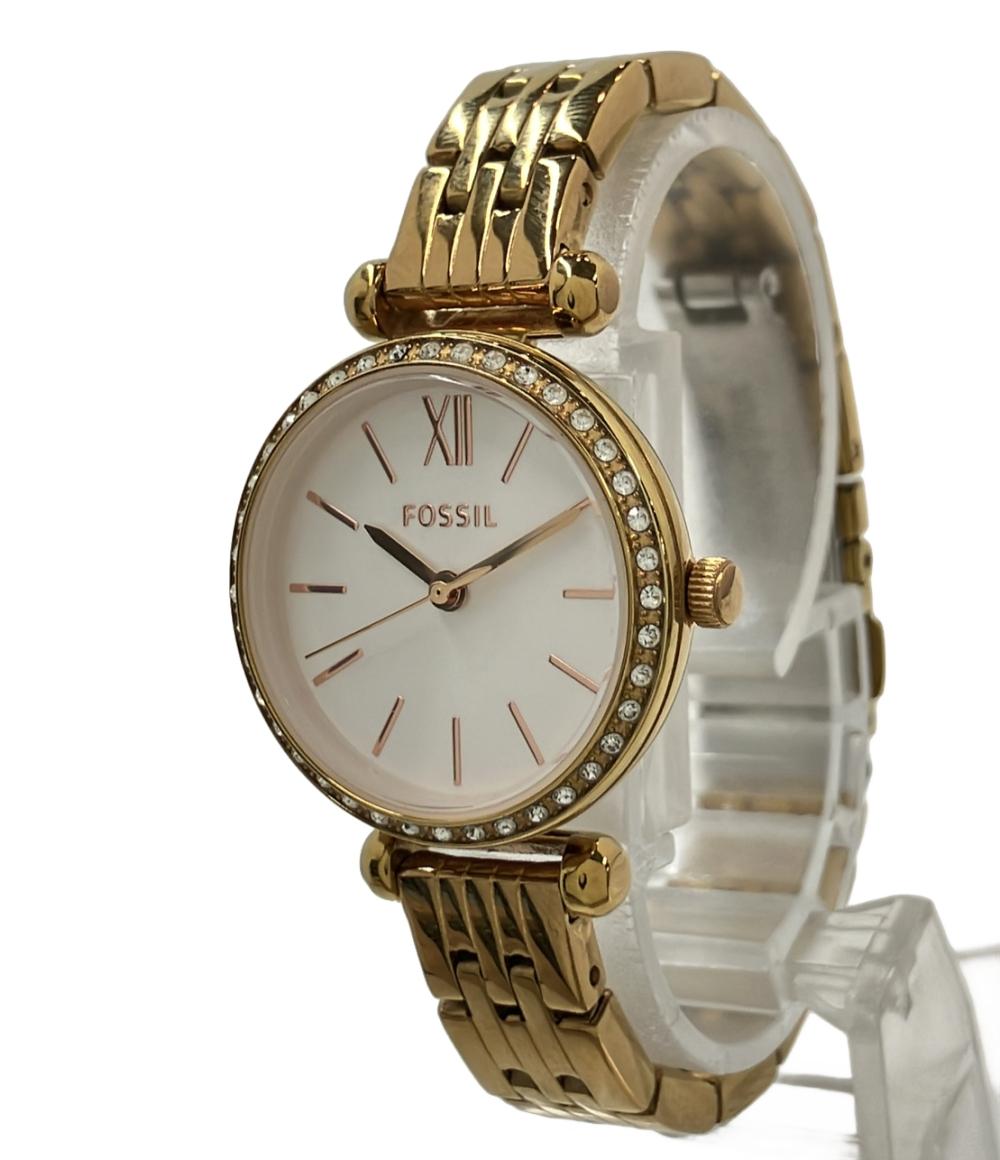 フォッシル 腕時計 クオーツ ホワイト BQ3592 レディース FOSSIL
