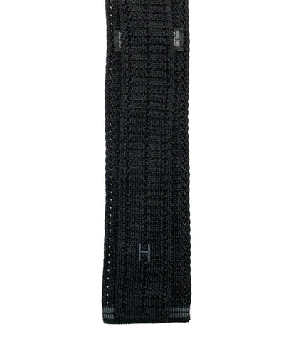 美品 HERMES ネクタイ ニットタイ シルク 100% メンズ エルメス