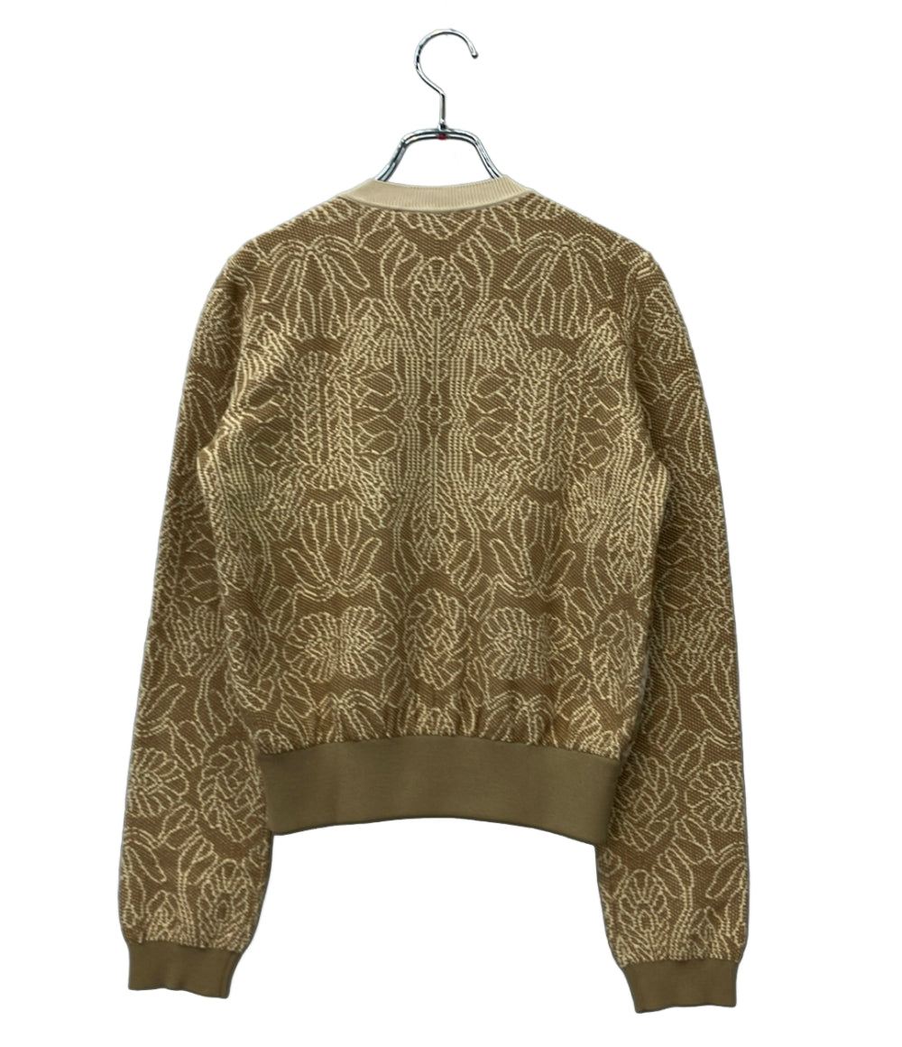 MAX MARA スウェットシャツ パターンコットン ヘキサゴン柄 切替ニット タグ付き 11-36-13718 レディース SIZE S マックスマーラ