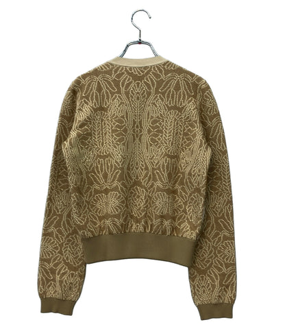 MAX MARA スウェットシャツ パターンコットン ヘキサゴン柄 切替ニット タグ付き 11-36-13718 レディース SIZE S マックスマーラ