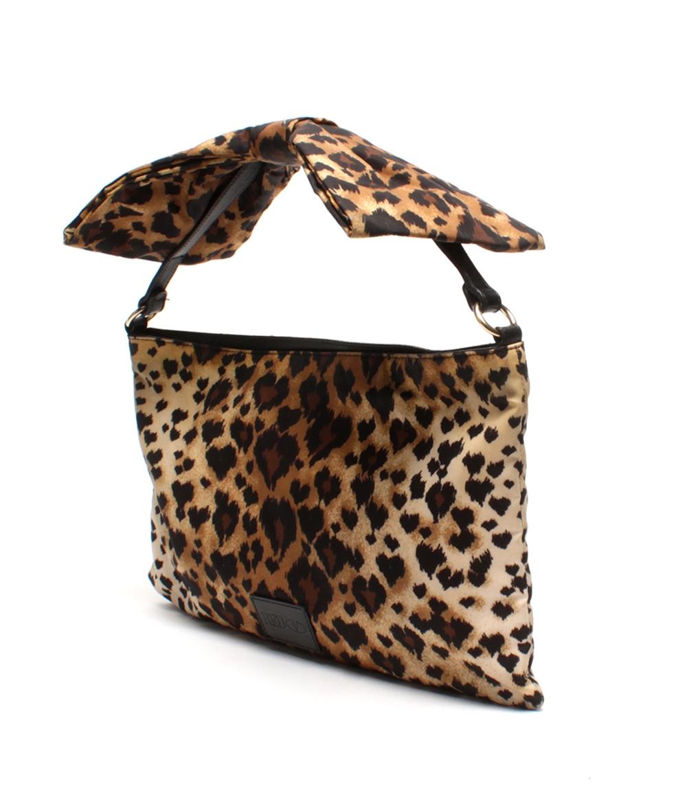 RED VALENTINO ハンドバッグ ヒョウ柄 リボン レディース レッドヴァレンティノ