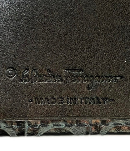 美品 サルバトーレフェラガモ 二つ折り財布 ガンチーニ レディース Salvatore Ferragamo