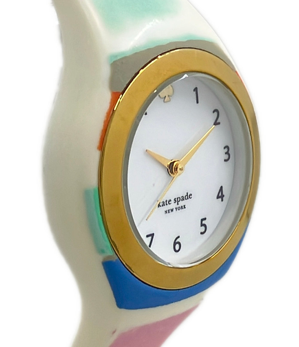 Kate Spade 腕時計 クオーツ ホワイト KSW1076 レディース ケイトスペード