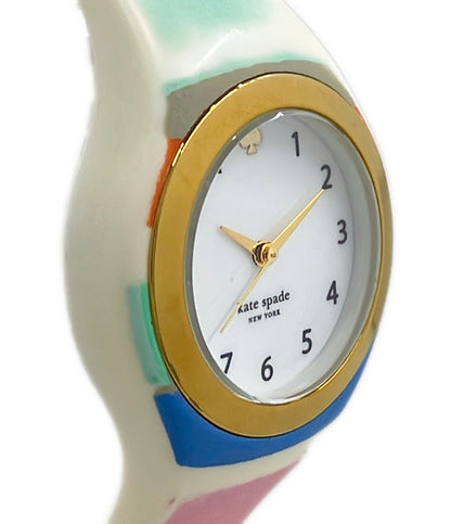 Kate Spade 腕時計 クオーツ ホワイト KSW1076 レディース ケイトスペード