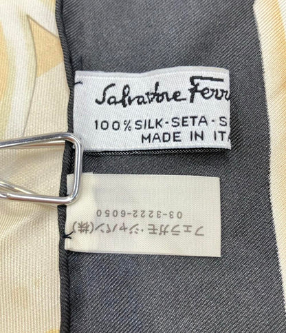 サルヴァトーレフェラガモ スカーフ シルク100% レディース Salvatore Ferragamo