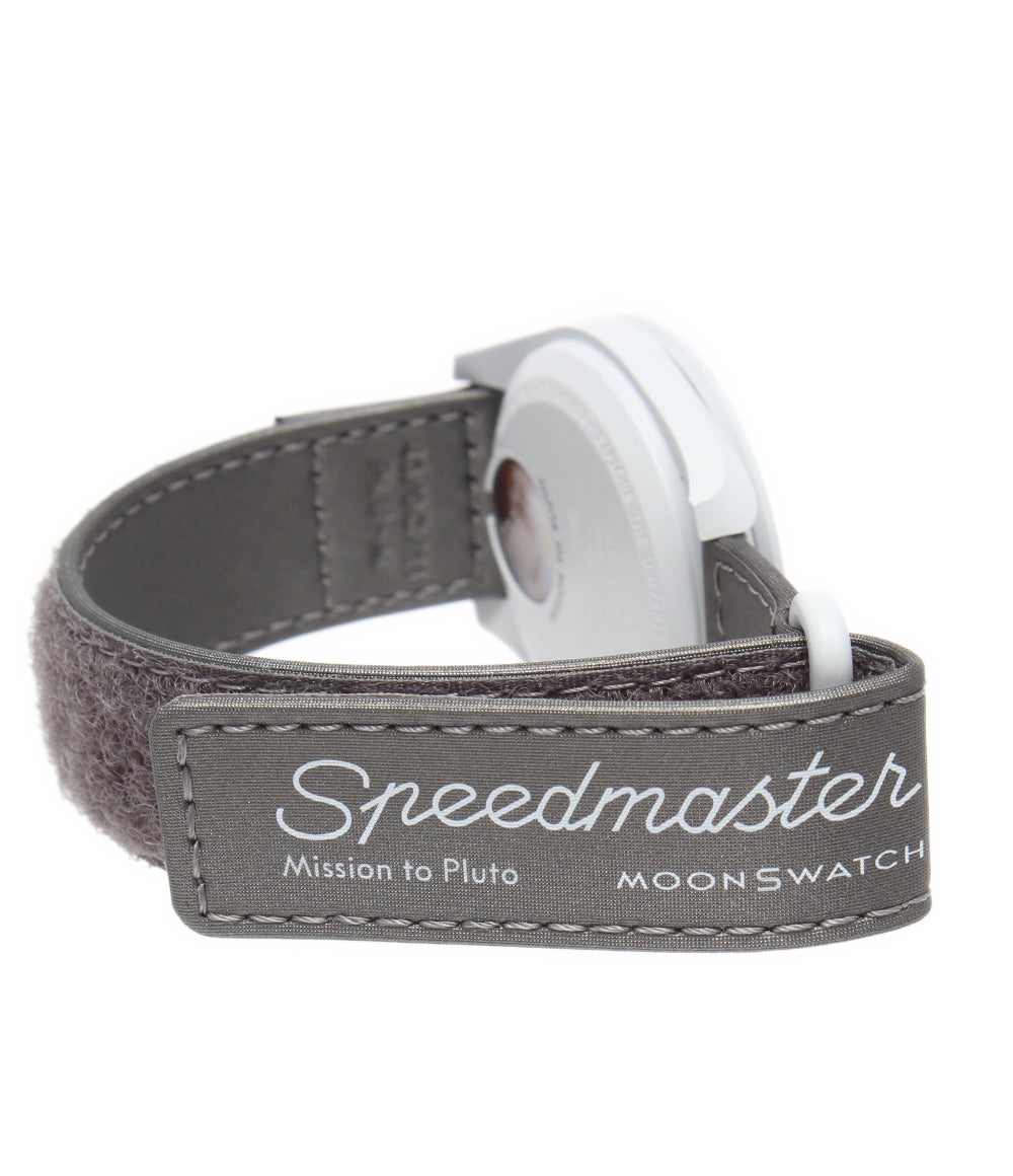 美品 OMEGA Swatch 腕時計 Mission to Pluto バイオセラミック ムーンスウォッチ クオーツ ホワイト SO33M101 メンズ オメガ スウォッチ
