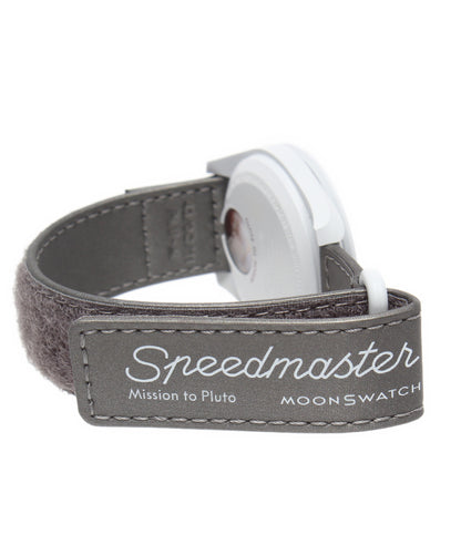 美品 OMEGA Swatch 腕時計 Mission to Pluto バイオセラミック ムーンスウォッチ クオーツ ホワイト SO33M101 メンズ オメガ スウォッチ