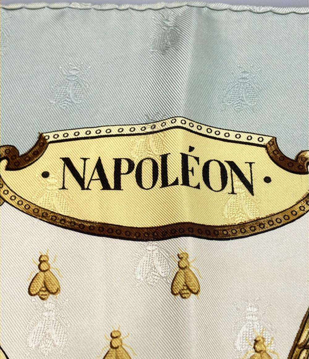 訳あり HERMES スカーフ シルク100 % カレ90 NAPOLEON レディース エルメス