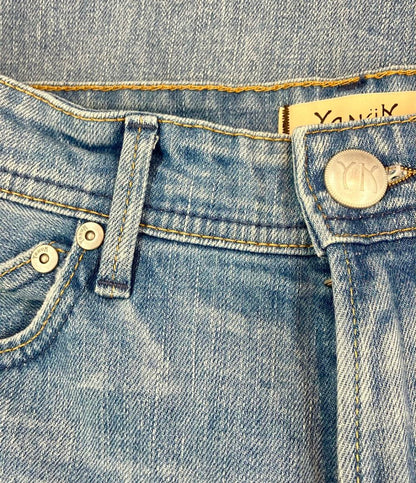 美品 ヤヌーク デニムパンツ ダメージ加工 レディース SIZE 24 (S) YANUK