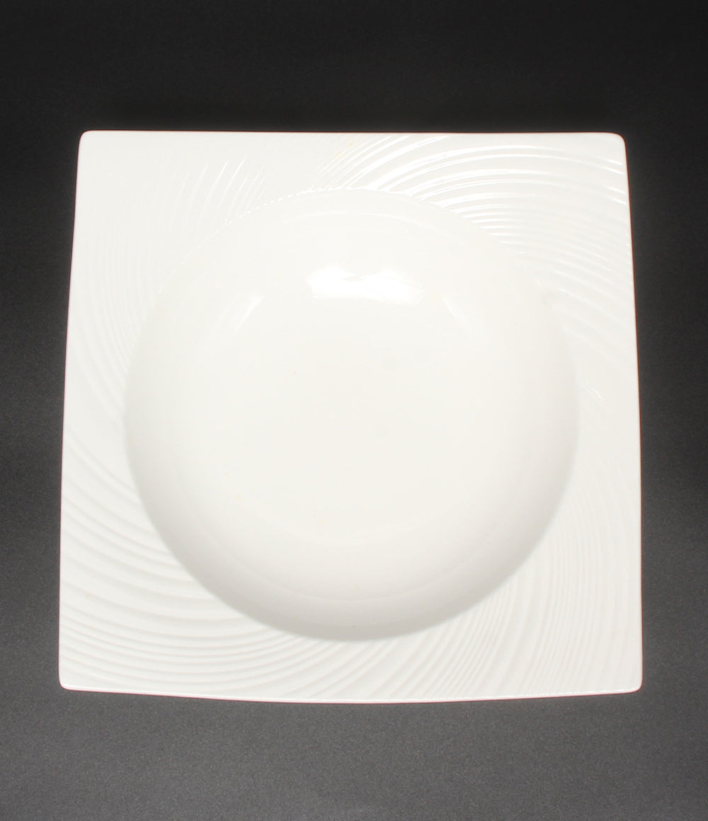 美品 WEDGWOOD スクエアボウル パスタプレート 皿 23cm エスリアル ETHEREAL ウエッジウッド