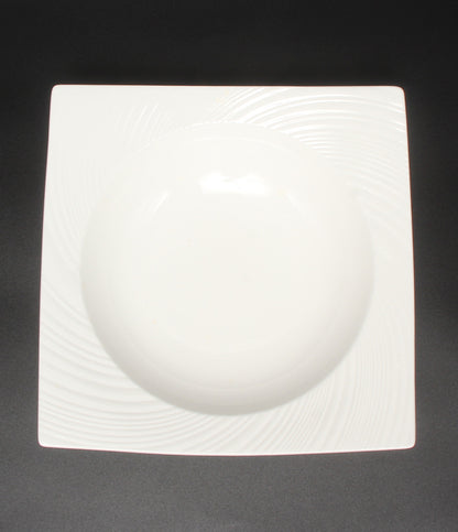 美品 WEDGWOOD スクエアボウル パスタプレート 皿 23cm エスリアル ETHEREAL ウエッジウッド