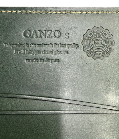 ガンゾ 二つ折り長財布 メンズ GANZO