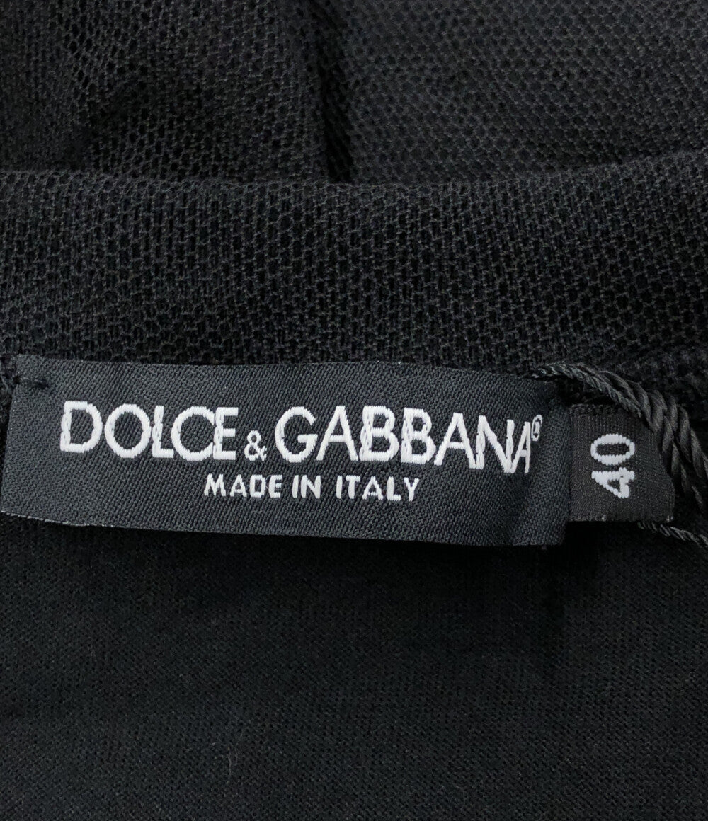 ドルチェアンドガッバーナ 美品 チュールトップス ノースリーブ      レディース  (M) DOLCE＆GABBANA