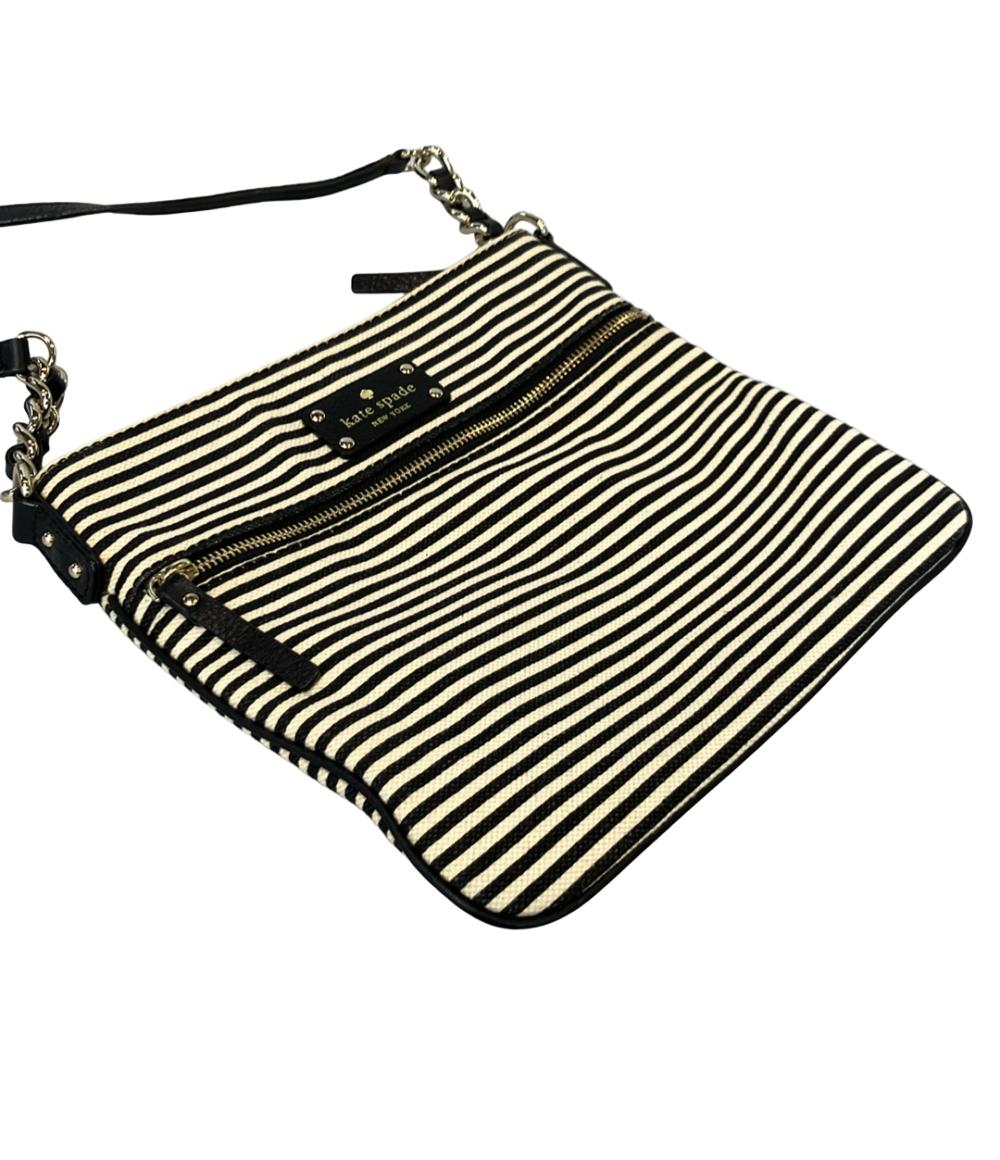 Kate Spade ショルダーバッグ 斜めがけ ボーダー柄 レディース ケイトスペード