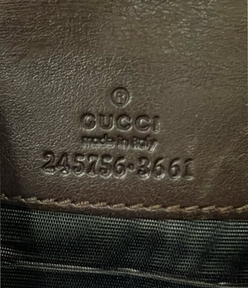 GUCCI 長財布 ディアマンテ柄 ホースビット 245756 3661 レディース グッチ