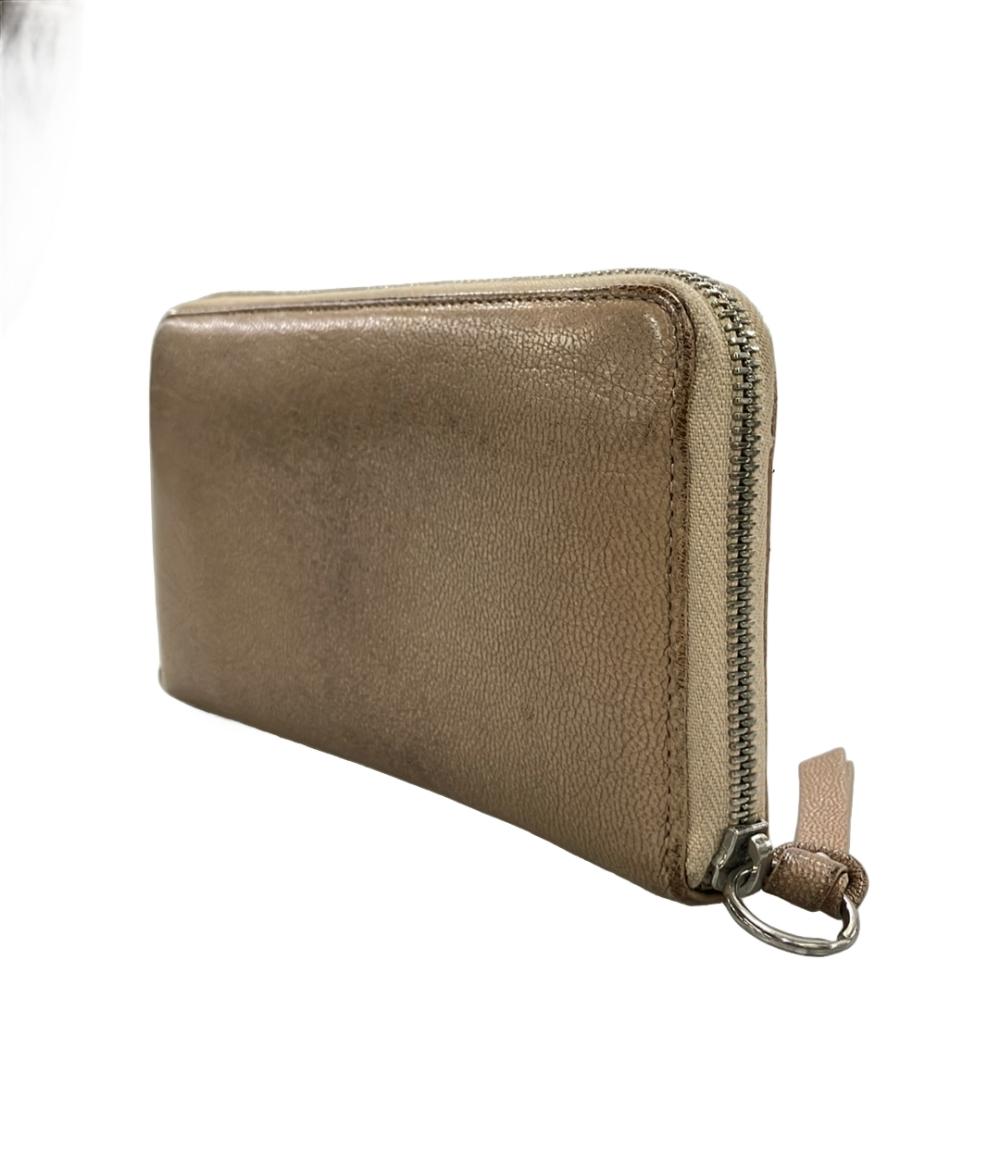 ジミーチュウ　ラウンド財布 コンパクトジップ ウォレット | ラテ レザー・ウォレット | ジミー チュウ