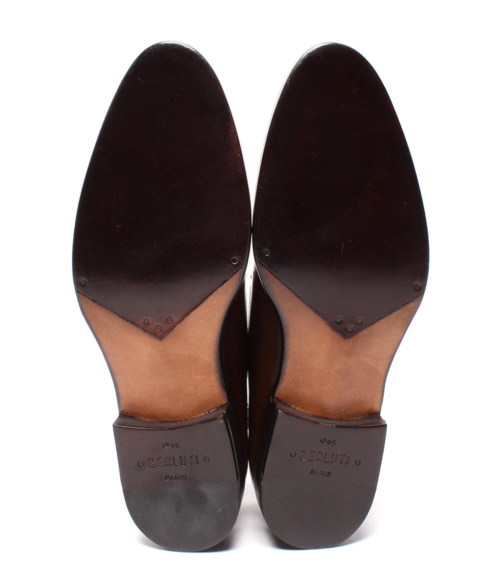 美品 Berluti シングルモンクストラップシューズ ビジネスシューズ