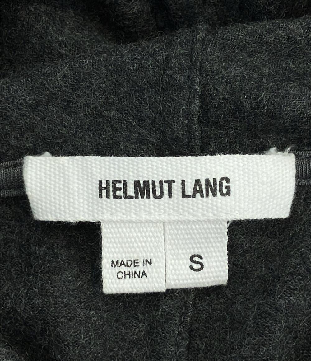 美品 ヘルムートラング レザーパイピングロングカーディガン レディース SIZE S (S) HELMUT LANG