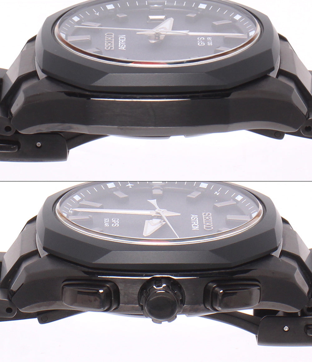 SEIKO 腕時計 アストロン ASTRON GPSソーラー ブラック 3X22-0AD0 メンズ セイコー