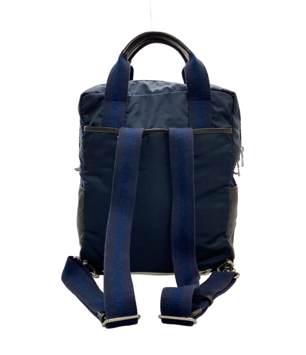 Orobianco リュック ハンドバッグ 2WAY ナイロン レザー メンズ オロビアンコ